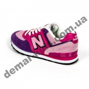 Детские кроссовки New Balance подростковые малиново-фиолетовые